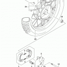 DR,Z125,L Front wheel (dr-z125m0 e28)