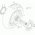 AN400 Переднее колесо