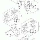 VL800 Подножки