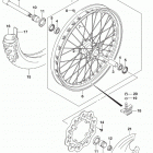 RM,Z450 Переднее колесо