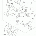 LT,F400F 2020 Передние тормоза