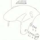 GSX,R1000 Front fender (gsx-r1000ra)