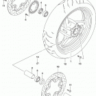 GSX1300RA Переднее колесо