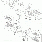 DL650A,XA Подножки