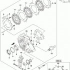 LT,A500X Задний тормоз