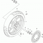 GSX250R,RA Front wheel (gsx250rm0 p33)