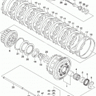 GSX,R750 Сцепление