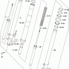 GSX,S750Z,A,ZA Передняя вилка