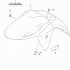 GSX250R,RA Front fender (gsx250ram0 p33)