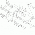 DR,Z400S,SM Rear cushion lever (dr-z400sm)