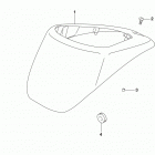 VL800 Fuel tank cover