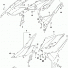 GSX250R,RA Frame lower cover