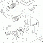 LT,A400F 2020 Воздушный фильтр