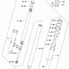 VL800 Передняя вилка