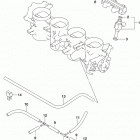 GSX,S1000SA,KATANA 2020 Throttle body hose  /  joint (e28)