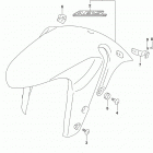 GSX,S1000A,ZA Front fender (gsx-s1000a)