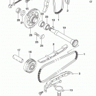 DL1050,XT,XTA Цепь ГРМ