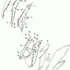GSX,S750Z,A,ZA Frame body cover (gsx-s750a)