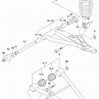 LT,A500X Front suspension arm (lt-a500xpm0 p28)