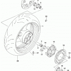 GSX,R600 Переднее колесо