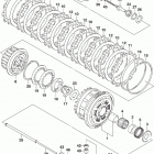 GSX,R600 Сцепление
