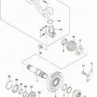 RM,Z450 Кик стартер