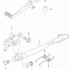 GSX,R750 Подножка