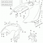GSX,S1000SA,KATANA 2020 Fuel tank cover (e28)
