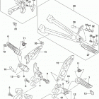 GSX,R750 Подножки