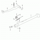DR650SE Подножка