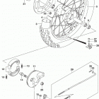 DR,Z125,L Rear wheel (dr-z125m0 e28)