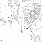 RM,Z450 Переднее колесо