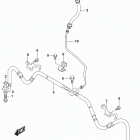 LT,A400F 2020 Передние тормозные трубки