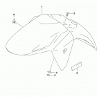 GSX250R,RA Front fender (gsx250rm0 p28)