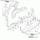 GSX,R1000 Air intake pipe (gsx-r1000ra)(see note 1)