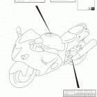 GSX1300RA Наклейка  (e28)