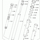 DL650A,XA Передняя вилка