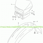DR,Z400S,SM Front fender (dr-z400sm)