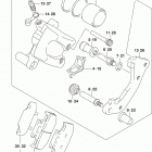 LT,A400F 2020 Передние тормоза