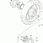 DL650A,XA Rear wheel (dl650a)