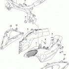GSX1300RA Air intake pipe