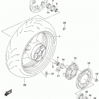 GSX,R750 Переднее колесо