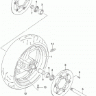 GSX,S1000A,ZA Front wheel (gsx-s1000a)