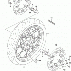 DL1050,XT,XTA Front wheel (dl1050rc)