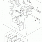 GSX,R600 Задний суппорт