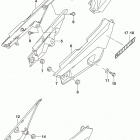 DR200S Обтекатель рамы