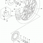 DR,Z400S,SM Rear wheel (dr-z400s)