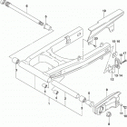 DL650A,XA Rear swingingarm