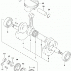 DR,Z400S,SM Коленвал