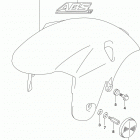 GSX,R1000 Front fender (gsx-r1000rza)